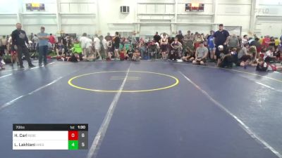 70 lbs Pools - Hunter Carl, Rebellion vs Logan Lakhlani, Ares W.C. (MI)