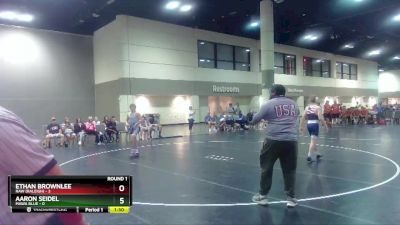 113 lbs Round 1 (6 Team) - Aaron Seidel, MAWA Blue vs Ethan Brownlee, Raw (Raleigh)