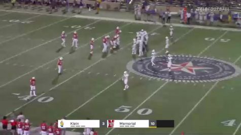 Replay: Klein HS vs Houston Memorial HS - 2021 Klein vs Memorial | Sep 9 @ 7 PM