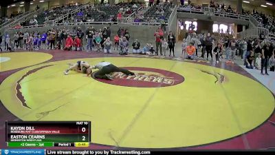 70 lbs Cons. Round 4 - Kaydn Dill, Roseburg Mat Club/Umpqua Valle vs Easton Cearns, Hermiston Wrestling