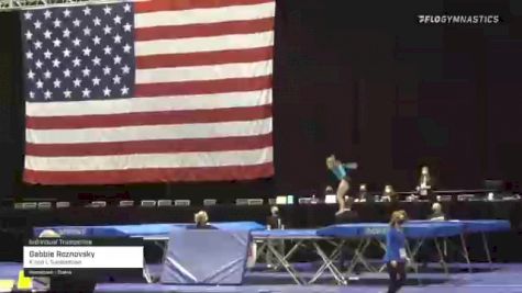 Gabbie Roznovsky - Individual Trampoline, K and L Tumbletown - 2021 USA Gymnastics Championships