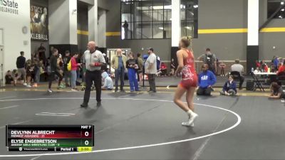 124 lbs Round 1 (16 Team) - Devlynn Albrecht, Midwest Assassins vs Elyse Engebretson, Ankeny Girls Wrestling Club