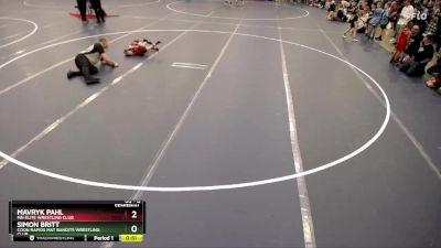 Semifinal - Mavryk Pahl, MN Elite Wrestling Club vs Simon Britt, Coon Rapids Mat Bandits Wrestling Club