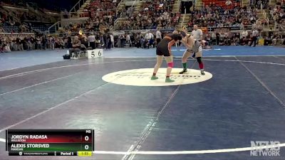 170 lbs Semifinal - Alexis Storsved, Mandan vs Jordyn Radasa, Williston