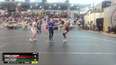 132 lbs Cons. Round 4 - Todd Piccoli, Loyola-Blakefield vs Caden Jackson, St. Frances Academy