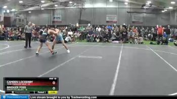 145 lbs Cross Bracket (8 Team) - Bridger Foss, Dakota Hillbillies vs Camden Lockerby, Team Tennessee Blue