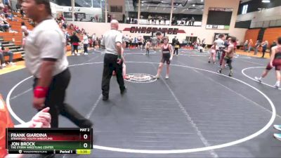 100/10u-100 Round 3 - Frank Giardina, Stratford Youth Wrestling vs Jon Brock, The Storm Wrestling Center