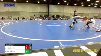 80 lbs Rr Rnd 5 - Jace Hauan, Northern Colorado 14U vs Dalton Perkins, LWA 12U