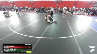 182 lbs Champ. Round 1 - Steven Kitzman, Dixon Wrestling Club vs Wyatt Ingham, Wisconsin