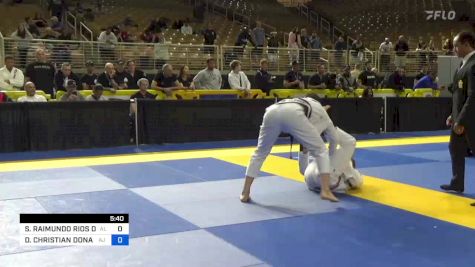 SERGIO RAIMUNDO RIOS DA SILVA vs DANIEL CHRISTIAN DONAHUE 2024 Pan Jiu Jitsu IBJJF Championship