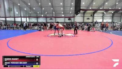 285 lbs Cons. Round 2 - Daron Rainey, WA vs Noah Morago-Big Boy, WA