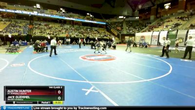 144 Class 3 lbs Cons. Semi - Austin Hunter, Ft. Zumwalt South vs Jace Duemmel, Helias Catholic