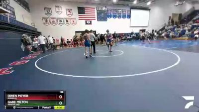 138 lbs Cons. Round 2 - Owen Meyer, Douglas vs Gabe Milton, Wheatland