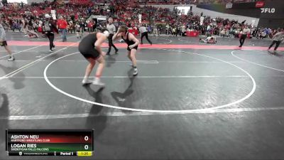 190 lbs Cons. Round 5 - Ashton Neu, Hartford Wrestling Club vs Logan Ries, Sheboygan Falls Falcons