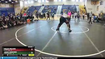170 lbs Round 7 (8 Team) - Aiden Sanchez, Team Osceola vs Malik Wilson, Black Hive