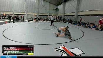 107 lbs 2nd Wrestleback And Semi-finals (16 Team) - Nataleigh Zapata, Fort Worth Benbrook (Girls) vs Alma Moreno, Dallas Hillcrest (Girls)