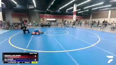 84 lbs Quarterfinal - Wayne LaFlamme, Cypress Wrestling Club vs Eli Evans, ReZults Wrestling