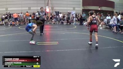 85 lbs Round 4 (6 Team) - Tanner Stone, American Gladiators-Thunder vs Connor Maddox, Ohio Gold