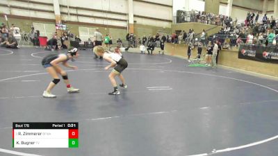 92 lbs Semifinal - Remington Zimmerer, Black Fox Wrestling Academy vs Kooper Bugner, Lewiston Wrestling Club