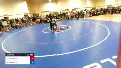 60 kg Rnd Of 16 - Jax Forrest, Bishop McCort High School Wrestling vs Gage Walker, Eastside Wrestling Academy