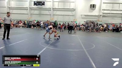 96 lbs Quarterfinals (8 Team) - Ziggy Sandobal, Ohio Gold vs David Baghdady, Revolution Elite