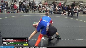 72 lbs Round 5 (6 Team) - Carter Lindsey, Donahue WA vs Crue Hatchell, American Gladiators-Venom