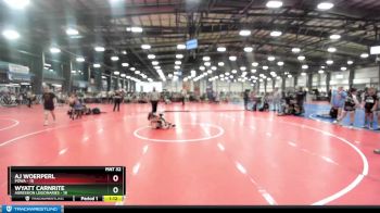 80 lbs Rd# 10- 4:00pm Saturday Final Pool - Aj Woerperl, POWA vs Wyatt Carnrite, Agression Legionaries