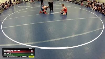 80 lbs Round 2 (6 Team) - Hayden Splendore, Iowa USA Red vs Ty Volk, North Dakota 2