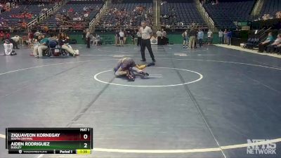 3A 113 lbs Champ. Round 1 - Aiden Rodriguez, Dudley vs Ziquaveon Kornegay, South Central