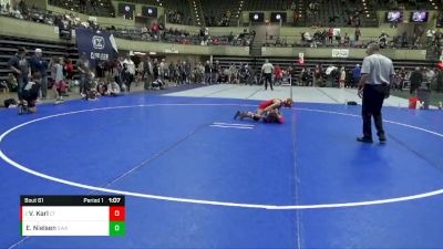 80 lbs Quarterfinal - Vernon Karl, Crass Trained vs Elias Nielsen, Summit Wrestling Academy