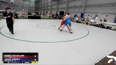 220 lbs Semis & 3rd Wb (16 Team) - Everett Mcclelland, Team Indiana vs Samuel Winkels, Minnesota Red