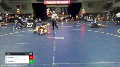 67 lbs Consy 1 - Landon Snyder, Lower Dauphin vs Xavier Santa, Selinsgrove