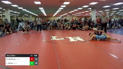 120 lbs Rr Rnd 4 - Drake McClure, Phoenix HS Red vs Logan Davis, Gladiators HS