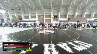 157 lbs Cons. Round 6 - Porter Gresko, Spanish Springs vs Hixon Canto, Maple Mountain