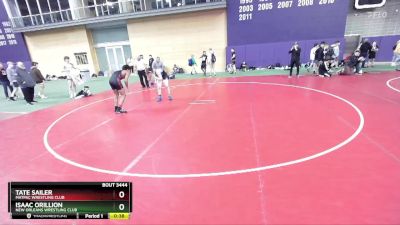 150 lbs Cons. Round 3 - Isaac Orillion, New Orleans Wrestling Club vs Tate Sailer, MATPAC Wrestling Club