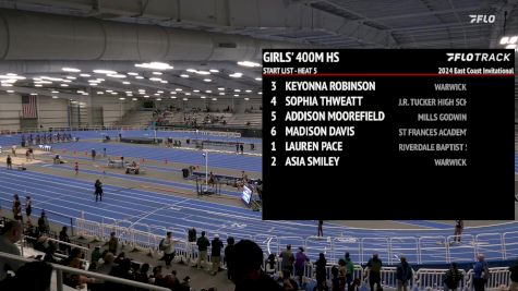 High School Girls' 400m, Finals 5