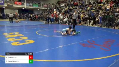 56 lbs Round Of 16 - Bryce Gates, TDWC vs Cael Dennison, South Fayette