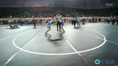 90 lbs Round Of 16 - Keira Horton, Newkirk Takedown vs Foster Smith, Division Bell Wrestling