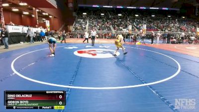 2A-106 lbs Quarterfinal - Dino Delacruz, Lovell vs Gideon Boyd, Lingle-Ft. Laramie/Southeast