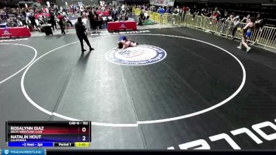 152 lbs Cons. Round 3 - Rosalynn Diaz, Delta Wrestling Club vs Natalin Hout, California