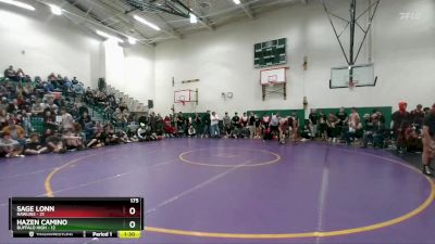 175 lbs Round 1 (6 Team) - Sage Lonn, Rawlins vs Hazen Camino, Buffalo High