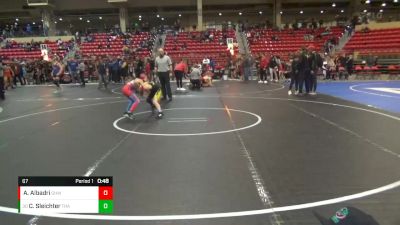 67 lbs Cons. Round 4 - Chase Sleichter, Trailhands vs Ali Albadri, Greater Heights Wrestling