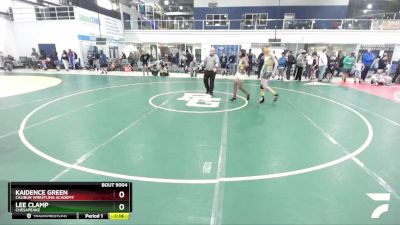 116 lbs Champ. Round 1 - Kaidence Green, Calibur Wrestling Academy vs Lee Clamp, Chesapeake