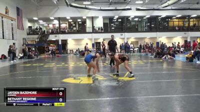 123 lbs Cons. Round 5 - Bethany Regione, Aurora University vs Jayden Bazemore, Gannon