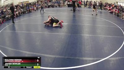 95 lbs Finals (8 Team) - Jaxten Bowler, Utah vs Sullivan Sigman, South Dakota Lightning