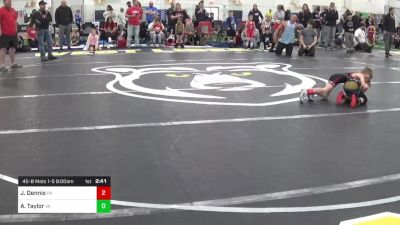 45-B Mats 1-5 8:00am lbs Round Of 32 - Jayden Dennis, PA vs Anson Taylor, VA