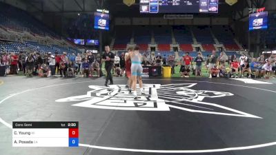 170 lbs Cons Semi - Caden Young, Wisconsin vs Angelo Posada, California