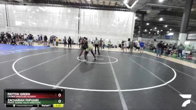 288 lbs Quarterfinal - Zachariah Fapuiaki, Prince George Youth Wrestling vs Payton Green, Caliber Wrestling Academy