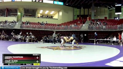 190 lbs Round 3 (6 Team) - Colby Olson, Cheyenne East vs Jaeden Thompson, Norfolk