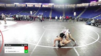 195 lbs 5th Place - Michael Gilrein, Ludlow vs David Czartoryski, Hampden Charter East